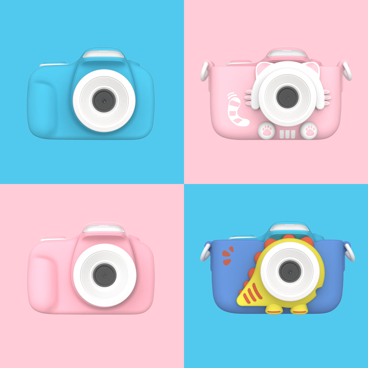 myFirst Camera 3 Frames - 16MP Mini Camera for kids with selfie lens