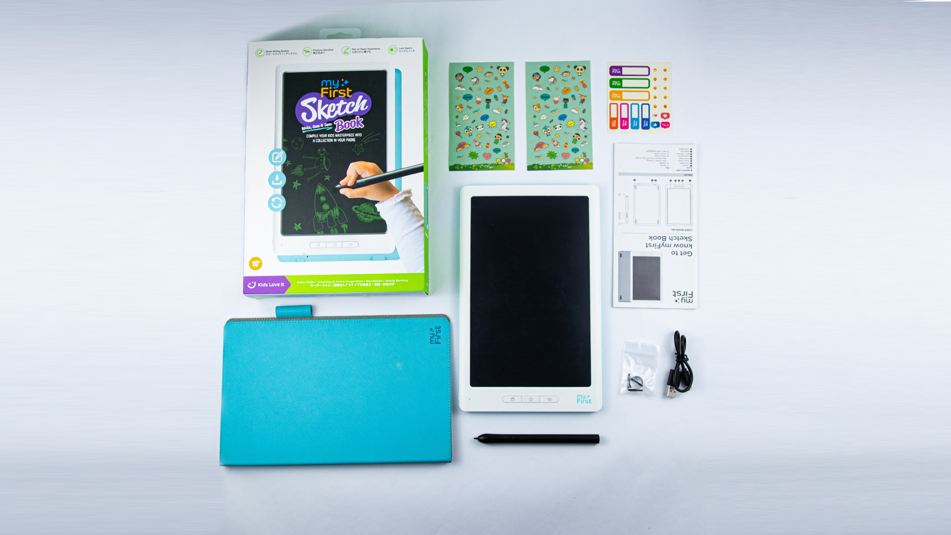 myFirst Sketch Book 10 Liquid Crystal Sketch Pad with Instant Digitis –  Mission Shop