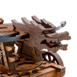finished Medieval Crossbow model details-dragon head