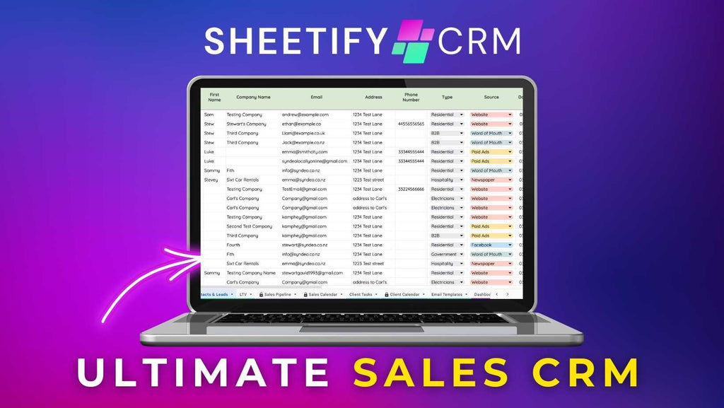 What is Sheetify CRM?