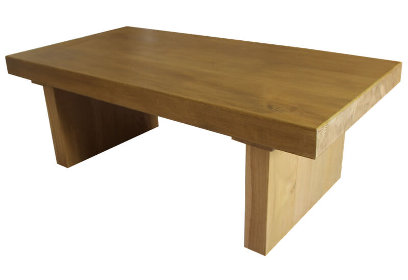 Solid oak beam table