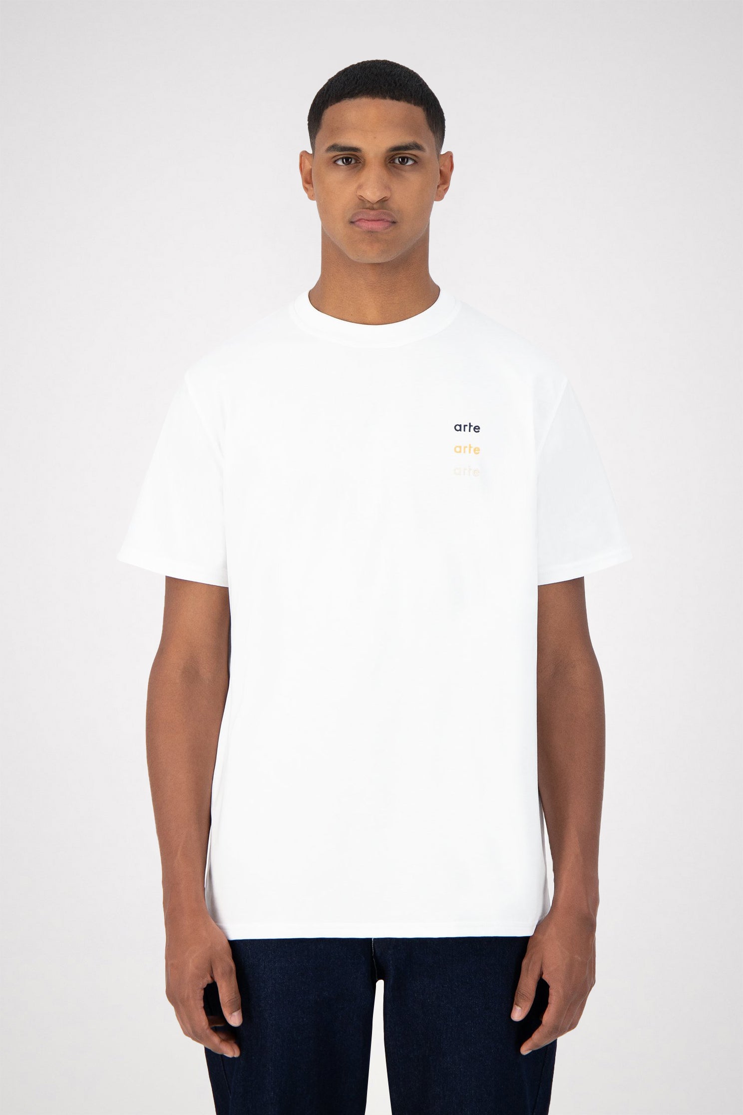 Tomi Multi Logo T-shirt - White | Arte Antwerp