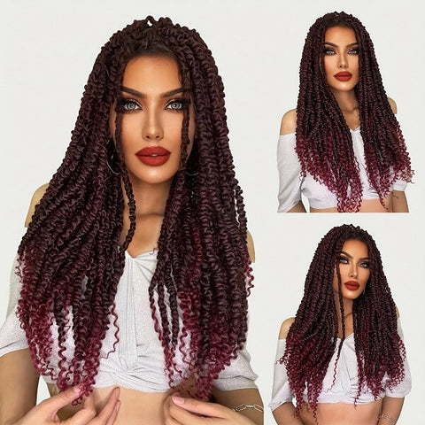 BURGUNDY RED PASSION TWISTS WIG