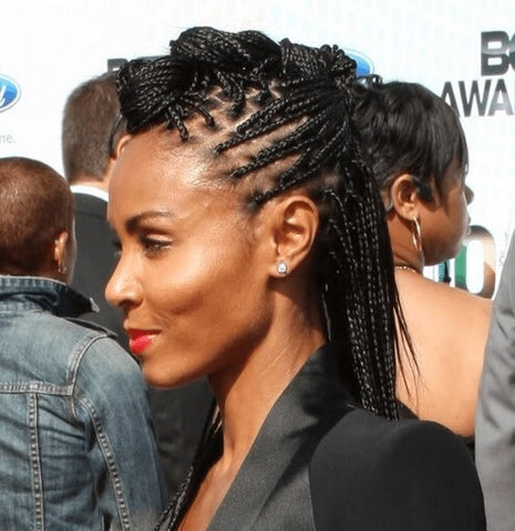 Hawk-style Small Box Braids