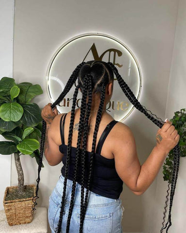 Double Jayda Wayda Braids with Heart