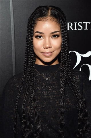 Jhene Aiko wear gypsy braids