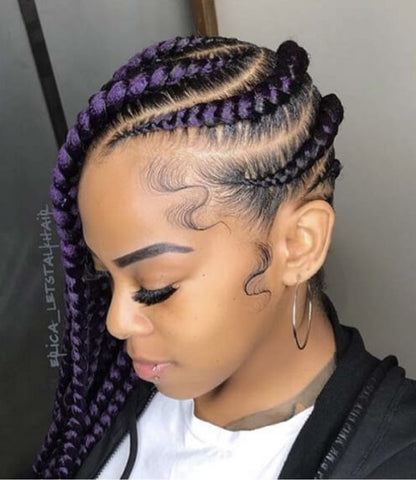 Purple Lemonade Braids