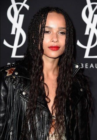 Zoe Kravitz wear gypsy braids