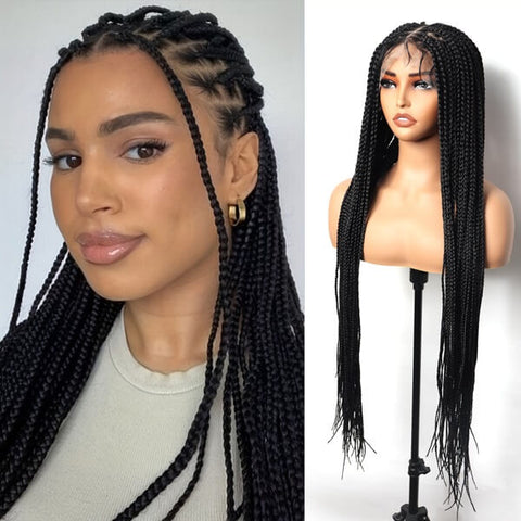 knotless box braided wig