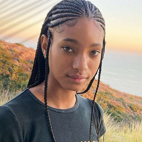 Fulani Braids with In-Front-of-Ear Braids