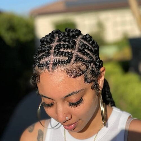 Medium Tribal Box Braids