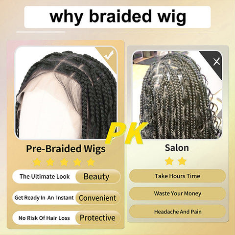 pre-briaded wigs vs salon braids