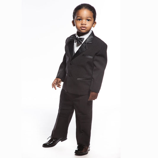 ST022A Baby Boys' 5 Pcs Set Formal Tuxedo Suits No Tail Wedding Christ –  Dressy Daisy