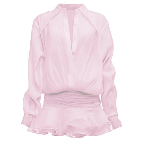 Phaedra Dames Mini Jurk | Lichtgewicht Chiffon, Doorzichtig Ontwerp voor Casual en Speciale Gelegenheden 7