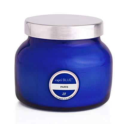 Petite Blue Jar Paris 8 oz candle