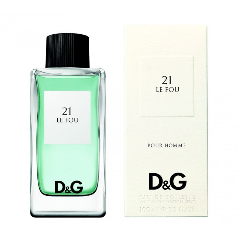 D\u0026G 21 La Fou 3.3 oz EDT for men 