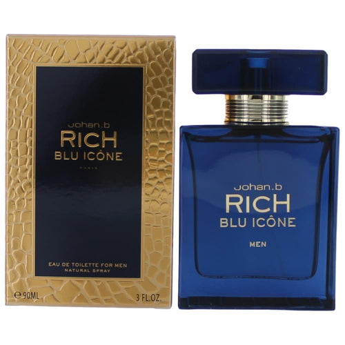 MENS FRAGRANCES - Johan. B Rich Blu Icone 3.4oz For Men