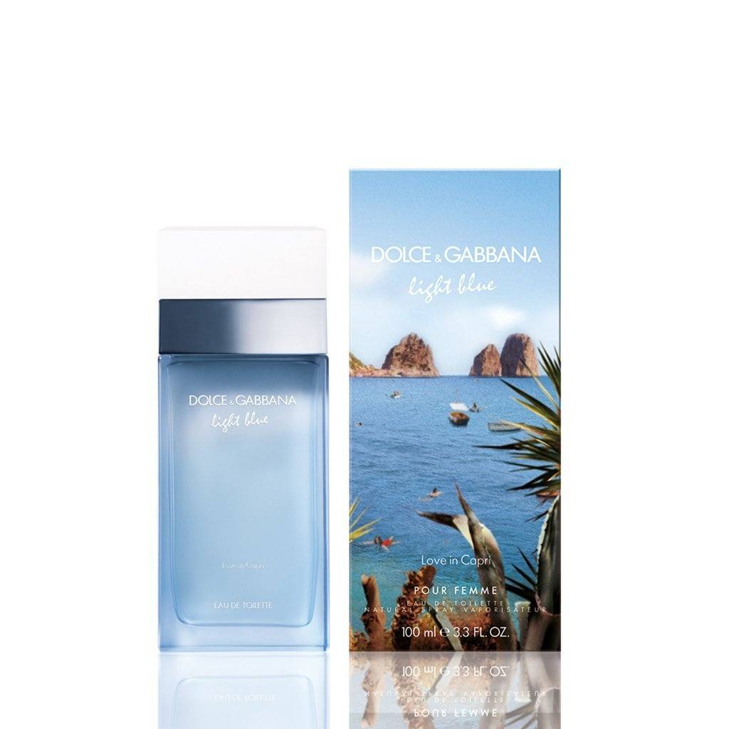 Dolce & Gabbana Light Blue Love In Capri  oz EDT for woman –  LaBellePerfumes