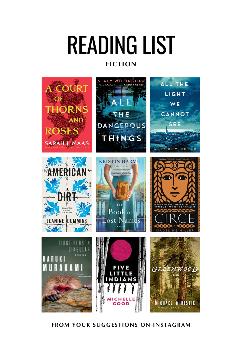 spring reading list fiction books 2023