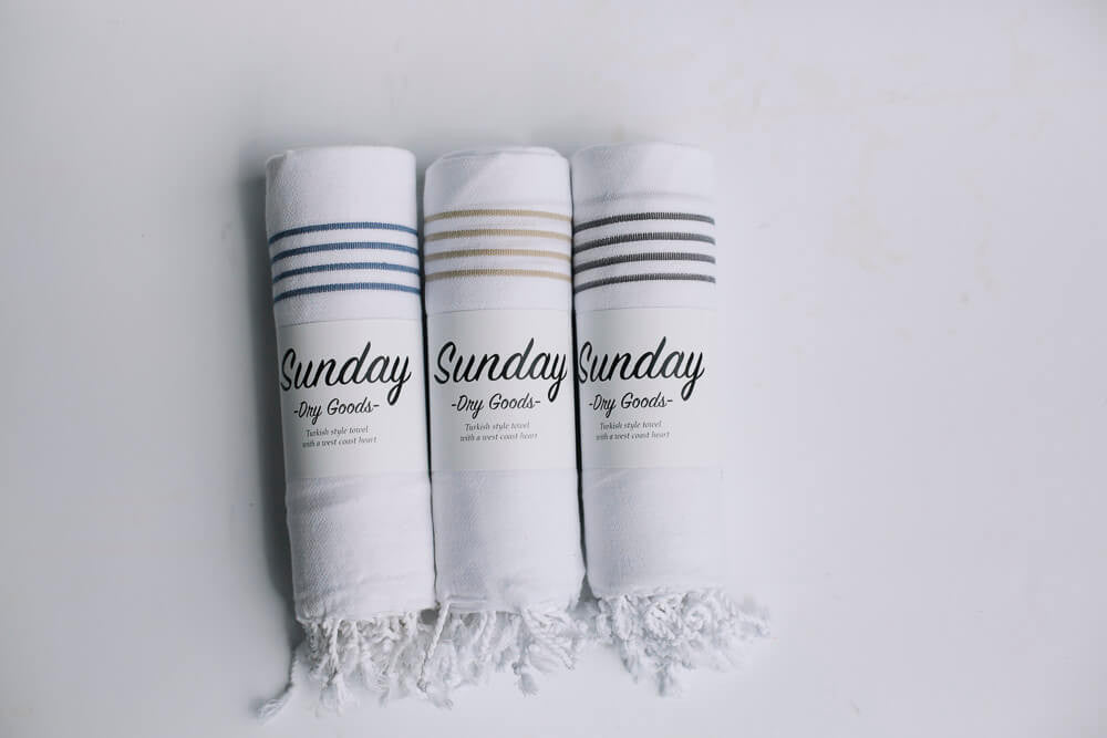 Turkish Towels- Sunday Dry Goods- Picot Collective- Victoria BC