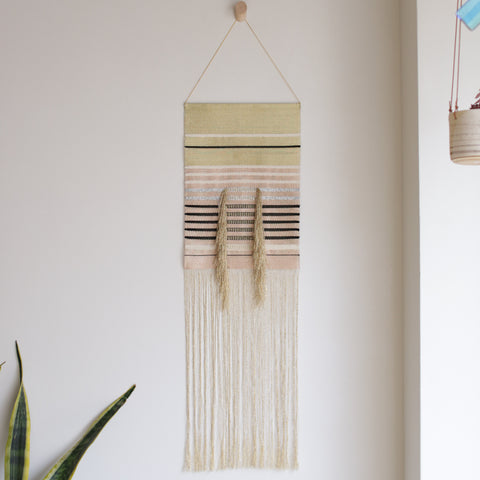 Native Line Wall Hanging at Fieldstudy from the Picot Collective Blog