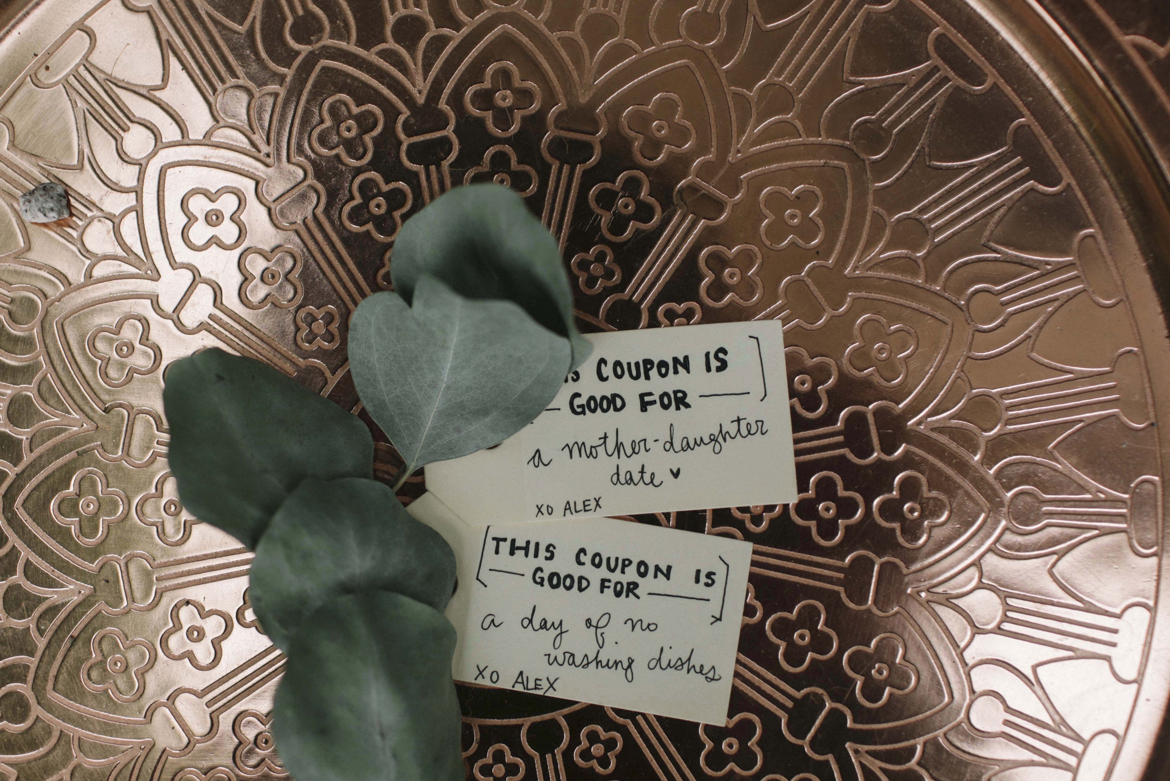 Homemade Mothers Day Coupons