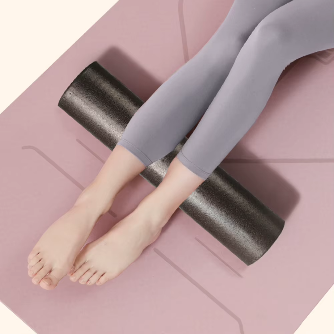 Le rouleau de massage - Lisse aide également à masser les mollets