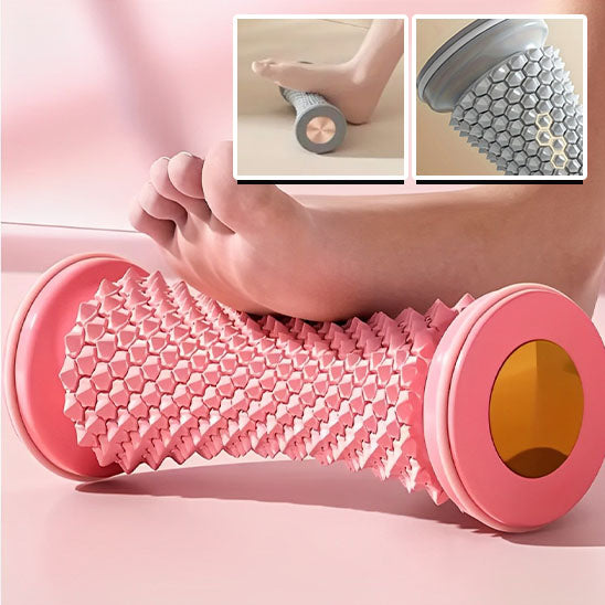 Le rouleau de massage FitFoot, s'adapte parfaitement à la voûte de votre pied pour bien éliminer les tensions musculaires.