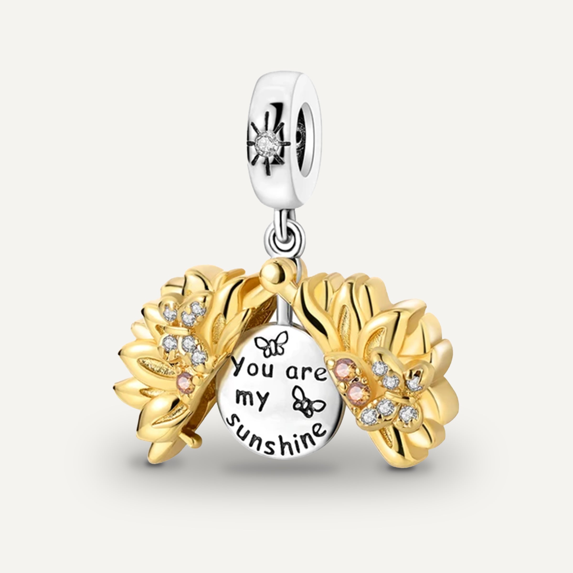 Sunflower Bracelet Dangle Charm - Luveletter product image