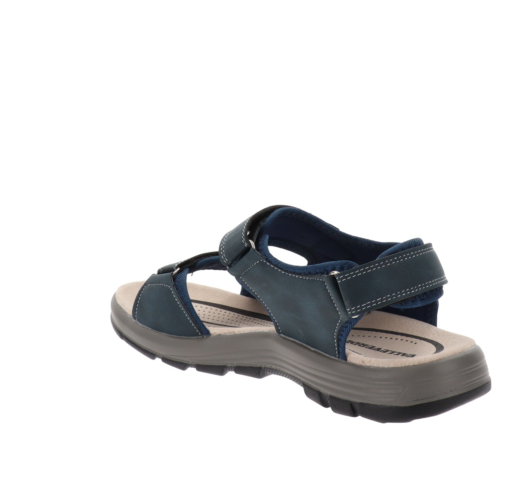 Valleverde Scarpe VV54802 Sandali Uomo in Similpelle Blu Chiusura Strappo - Imagen 14 de 32