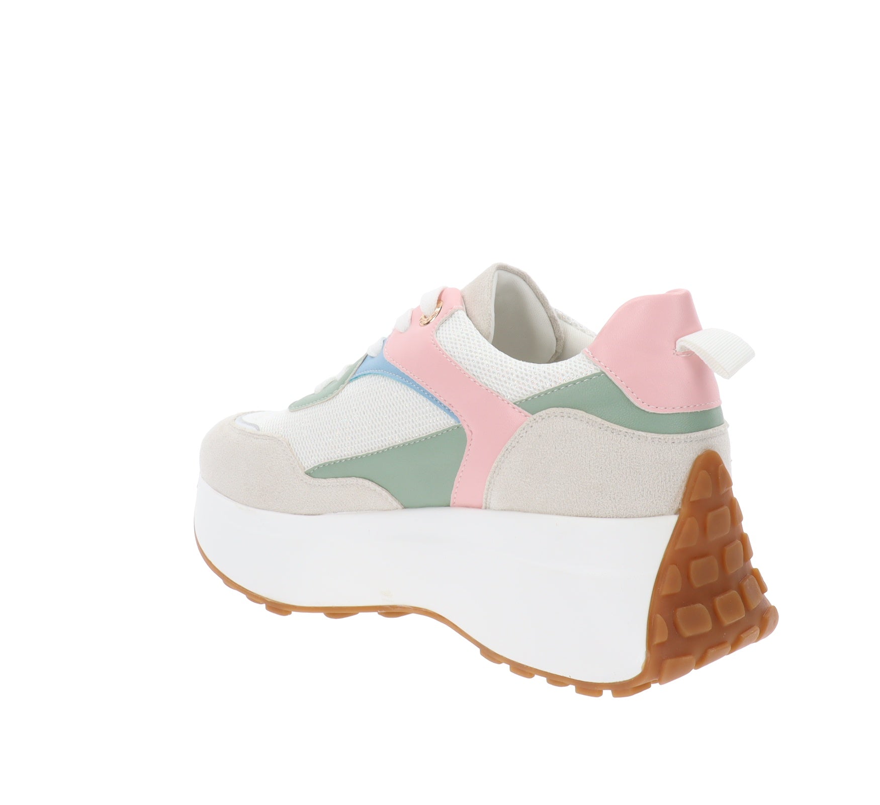 Queen Helena Scarpe X3235 Sneakers Donna in Similpelle Grigio Chiusura Lacci - Imagen 14 de 24