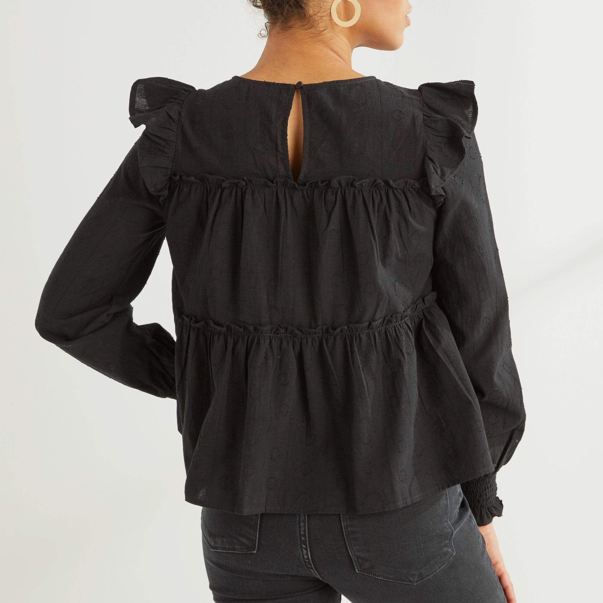 Ruffle Tiered Top