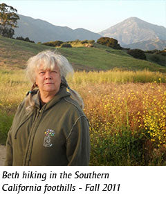 Beth Benjamin hiking in Southern California