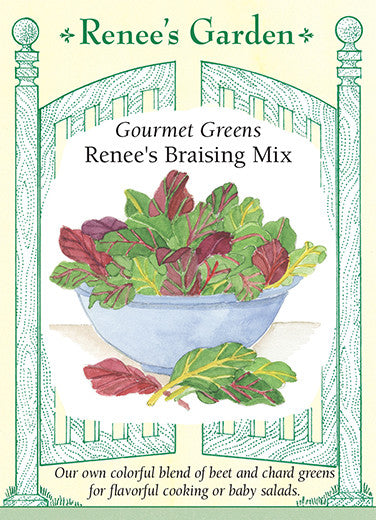 'Renee's Braising Mix' Gourmet Greens | Renee's Garden Seeds