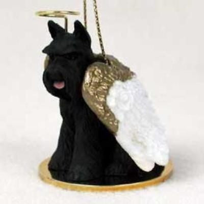 Small Angel SCHNAUZER BLACK Dog Breed Angel Christmas Holiday Ornament - DOG*GONE*IT*GIFTS