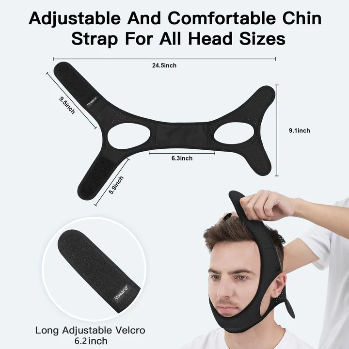 Anti snoring chin strap packaging contents