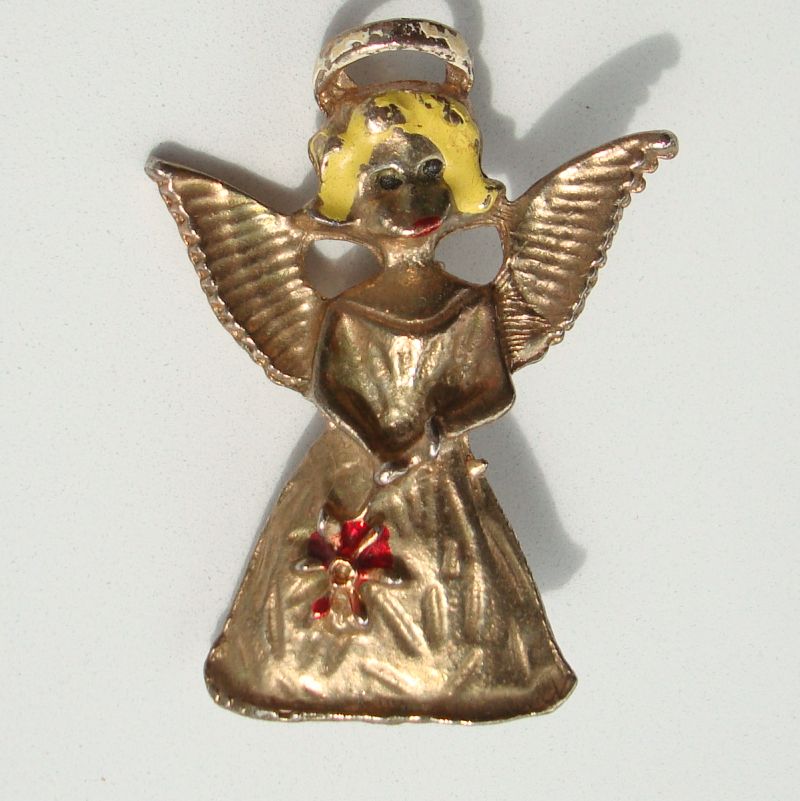 gold angel pins jewelry