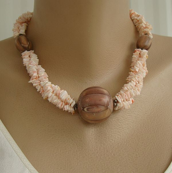 brown coral jewelry
