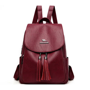 NEW WOMEN BACKPACKS HIGH QUALITY LEATHER WOMEN BACKPACKS LARGE CAPACITY TRAVEL BACKPACKS - CroixCouture