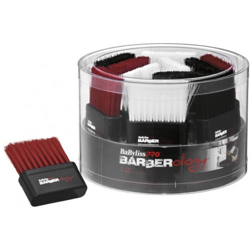 BaBylissPRO Barberología 12ud. Cubo de cepillo para plumero de cuello de peluquero