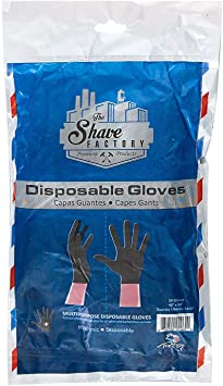 The Shave Factory Disposable Nylon Gloves 100 Ct