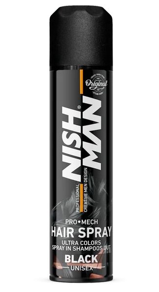 Nishman Coloración del Cabello Mech Spray Negro Negro