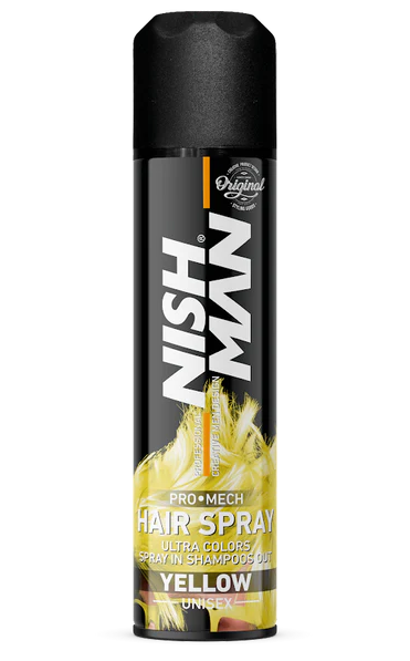 Nishman Coloration Cheveux Mech Spray Jaune Jaune