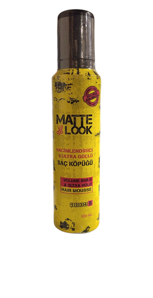 Matte Look Medium Hold & Volumizer Hair Mousse