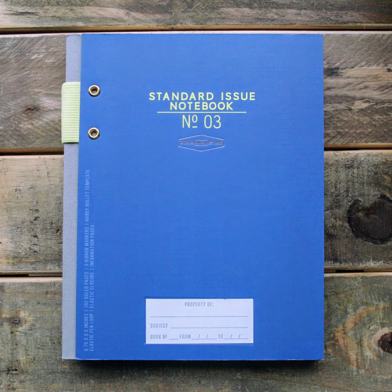 Standard Issue Notebook - Cobalt + Citron