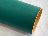 Dark Green Smooth Faux Leatherette Fabric 1.2mm thick