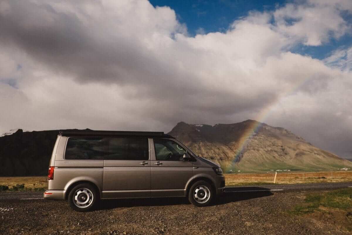 In A Camper Around Iceland