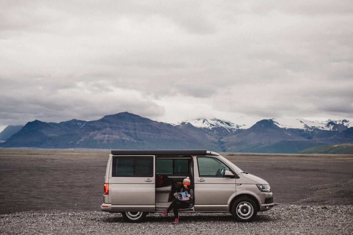 In A Camper Around Iceland