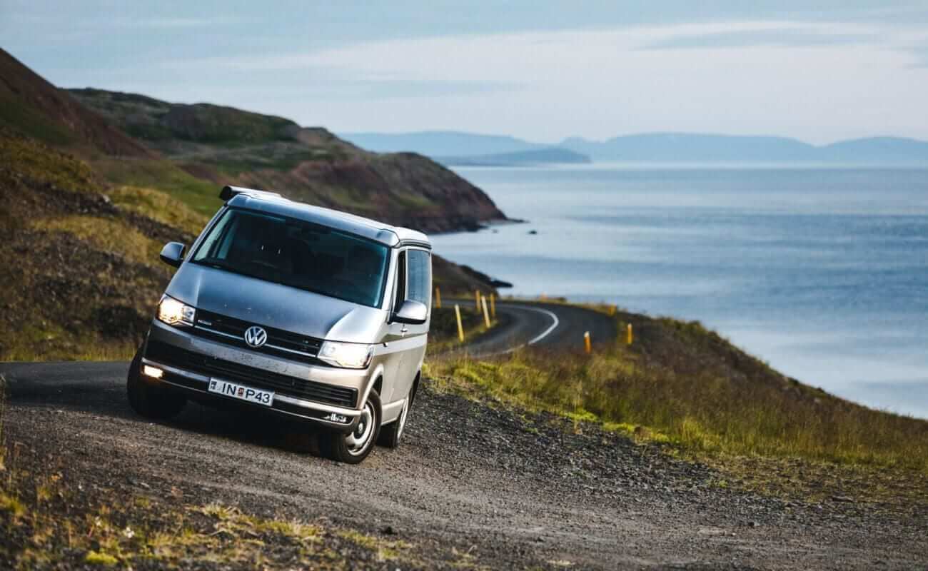 In A Camper Around Iceland