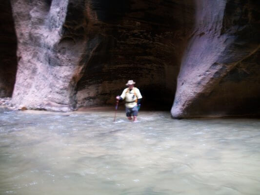 Hiking National Park Utah